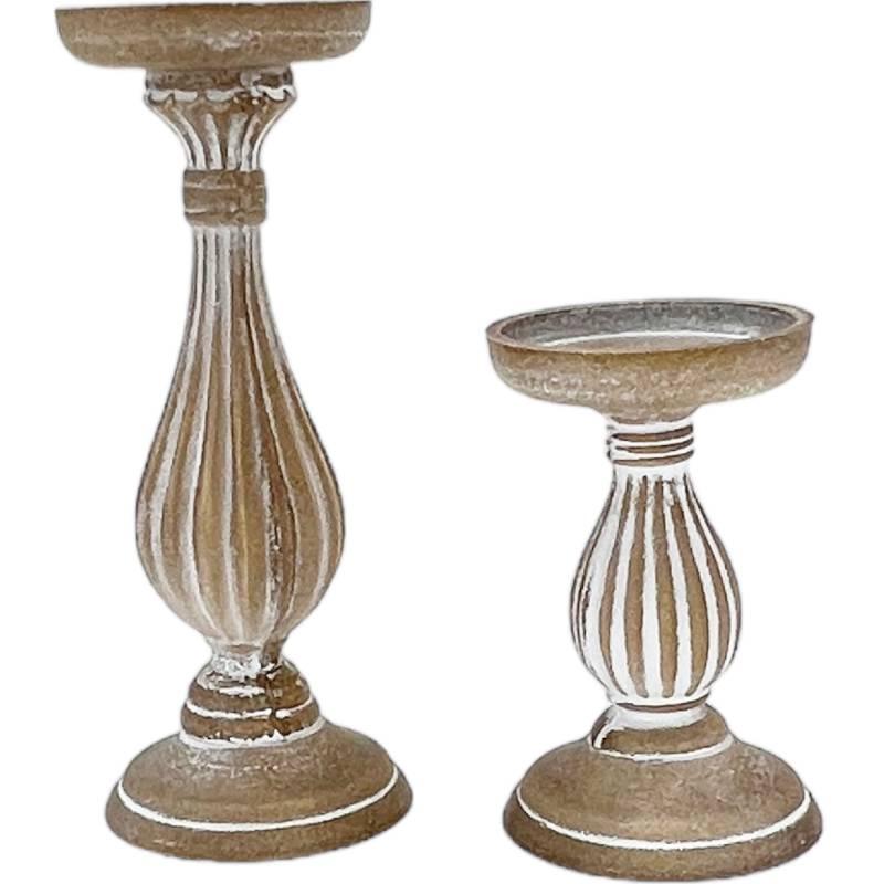 FC Bella Candle Holder Set Of 2 - Furniture Castle