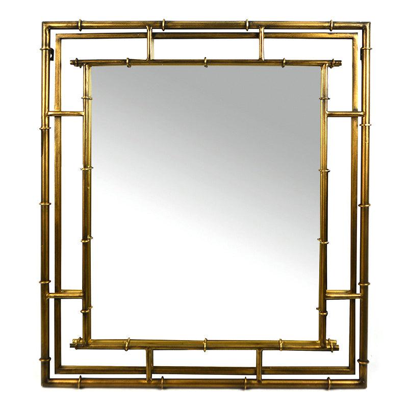 FC Karira Metal Mirror 60x70cm Gold - Furniture Castle