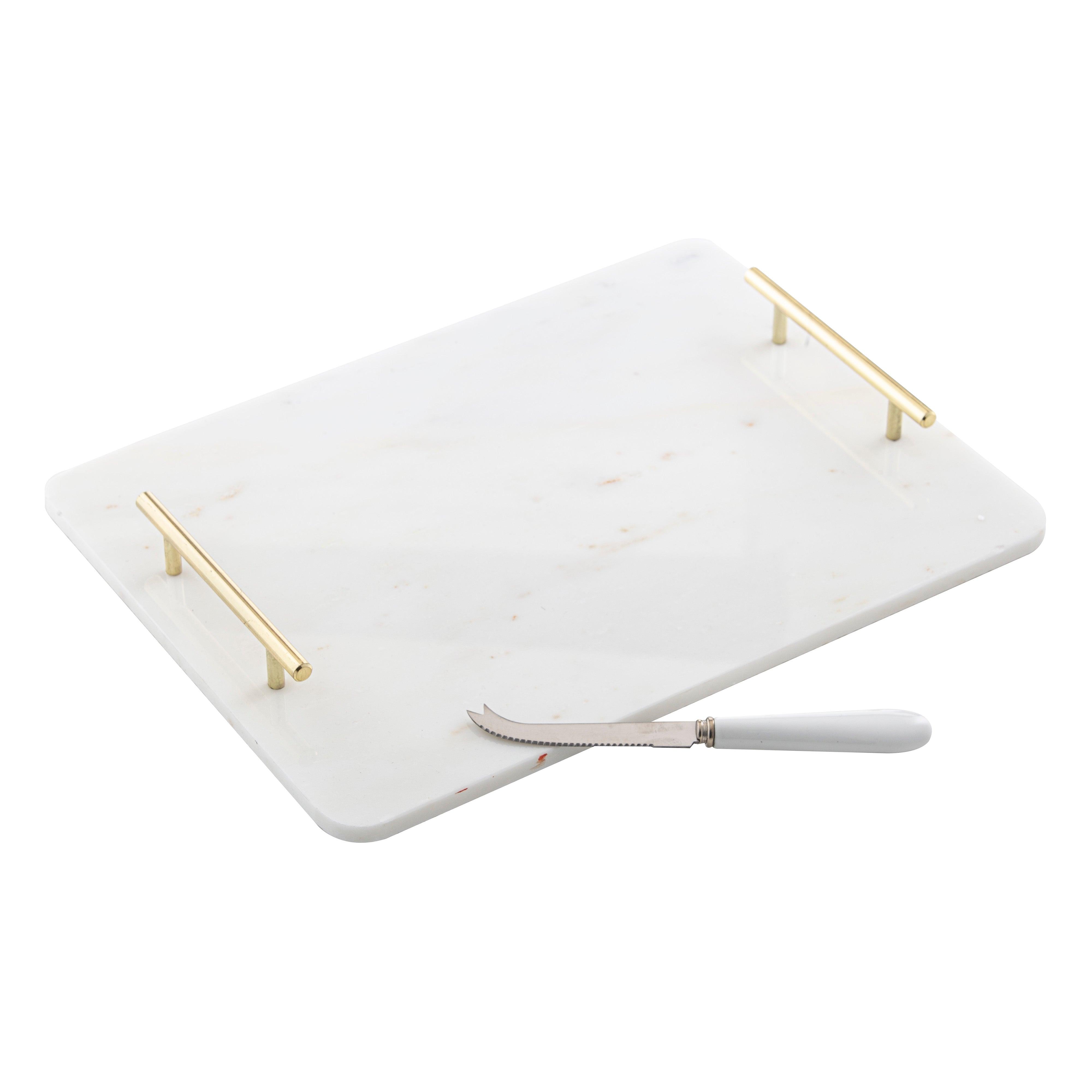 FC Montage Serving Tray With Cheese Knife 40x30x5cm - Furniture Castle