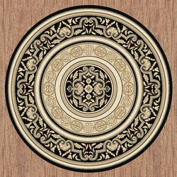 FC Palace 7652 Black 160x160 cm round - Furniture Castle