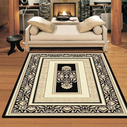 FC Palace 7652 Black 160x160 cm round - Furniture Castle