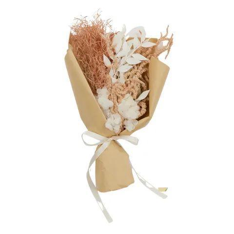 FC Pixie Paper Wrap Bouquet 25Cm White/Nude - Furniture Castle