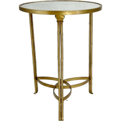 FC Tuscan Side Table With Mirror Top 46x46x61cm - Furniture Castle