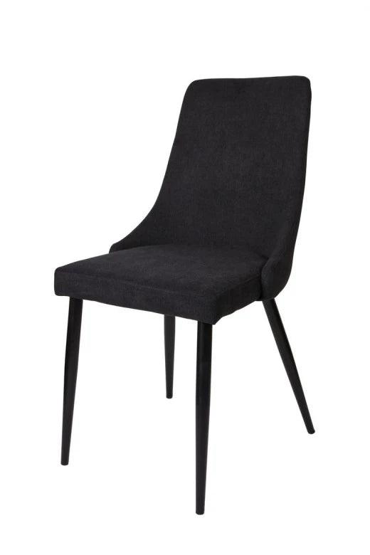 Fiona Dining Chair Charcoal Set of 2 - Furniture Castle