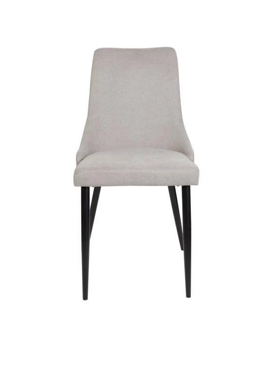 Fiona Dining Chair Light Grey Set of 2 - Furniture Castle