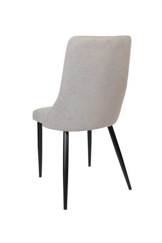 Fiona Dining Chair Light Grey Set of 2 - Furniture Castle