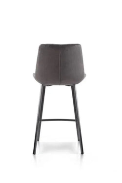 Flint Bar Stool Charcoal Set of 2 - Furniture Castle