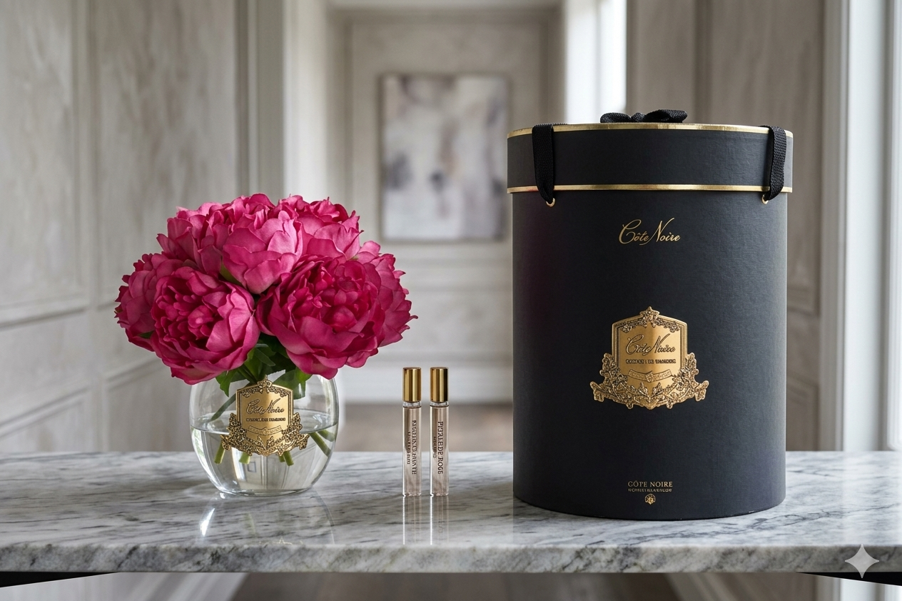 NEW Cote Noire - Heritage Peonies - Magenta - HP07