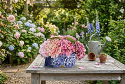 Cote Noire - Chinoiserie Hydrangea - Pink - CH02