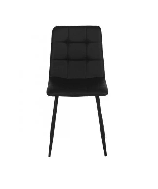 Jackson Dining Chair Black Set of 2 - Furniture Castle