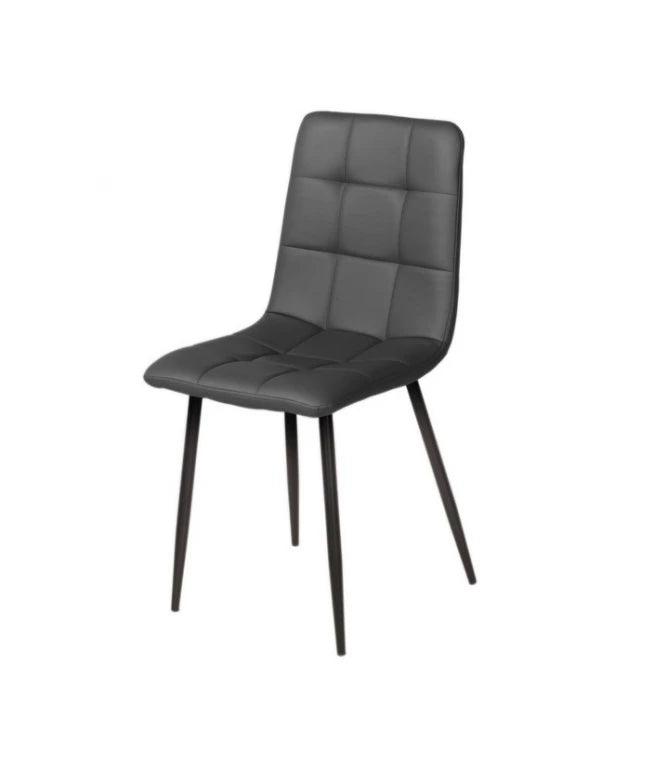 Jackson Dining Chair Charcoal Set of 2 - Furniture Castle