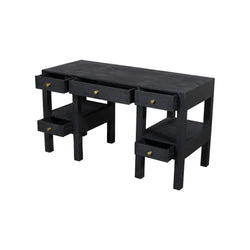 Kabira Sheike Study Table 5 Drawers - Furniture Castle