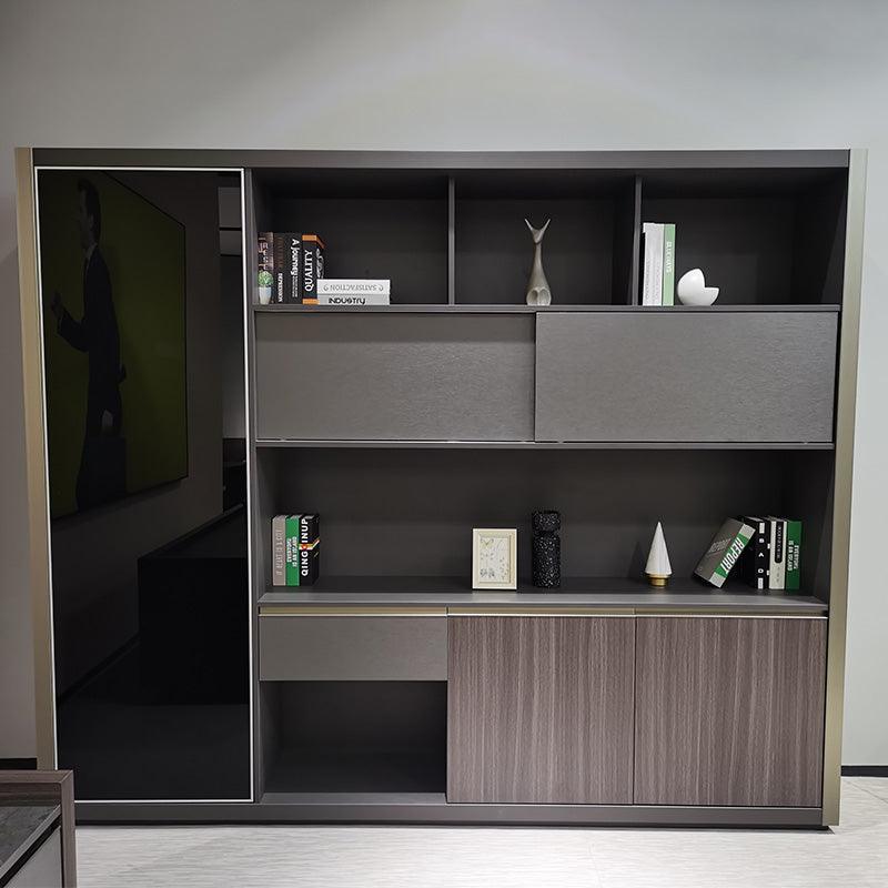 KAISON Display Unit 240cm - Dark Oak - Furniture Castle