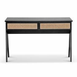 Kate 1.2m Home Office Desk - Full Black - Furniture Castle