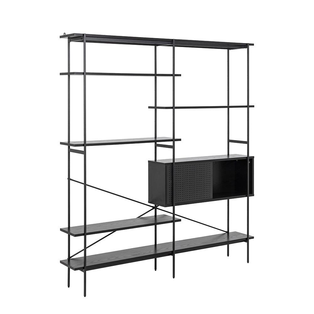 KREMAN Display Unit 1.72M - Black - Furniture Castle