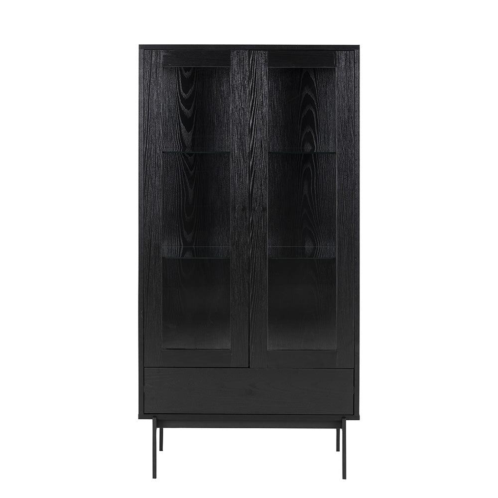 KREMAN Display Unit 75cm - Black - Furniture Castle