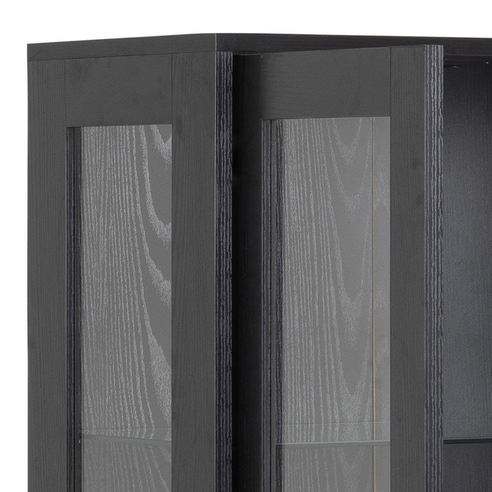 KREMAN Display Unit 75cm - Black - Furniture Castle