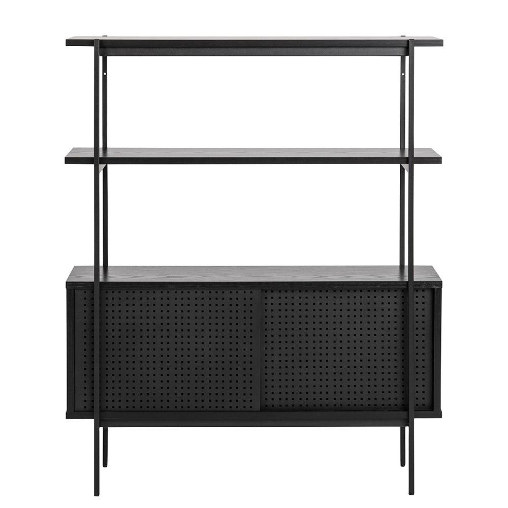 KREMAN Display Unit 94cm - Black - Furniture Castle