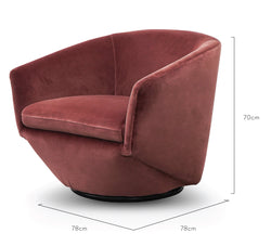 FC Lounge  Chair - Blood Orange