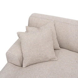 LC8839-CA 3 Seater Left Chaise Sofa - Sterling Sand - Furniture Castle