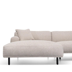 LC8839-CA 3 Seater Left Chaise Sofa - Sterling Sand - Furniture Castle