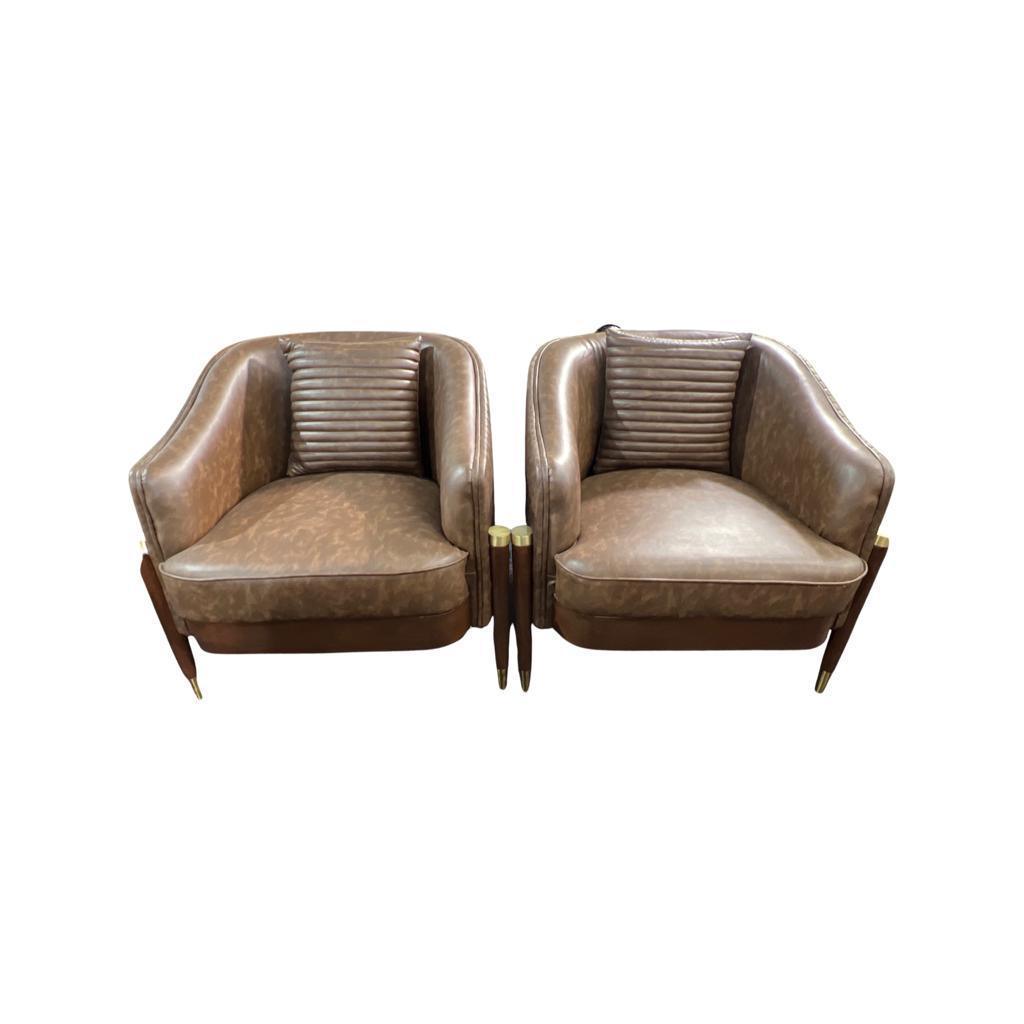 Mark Modern Arm Chair Upholstered - Furniture Castle