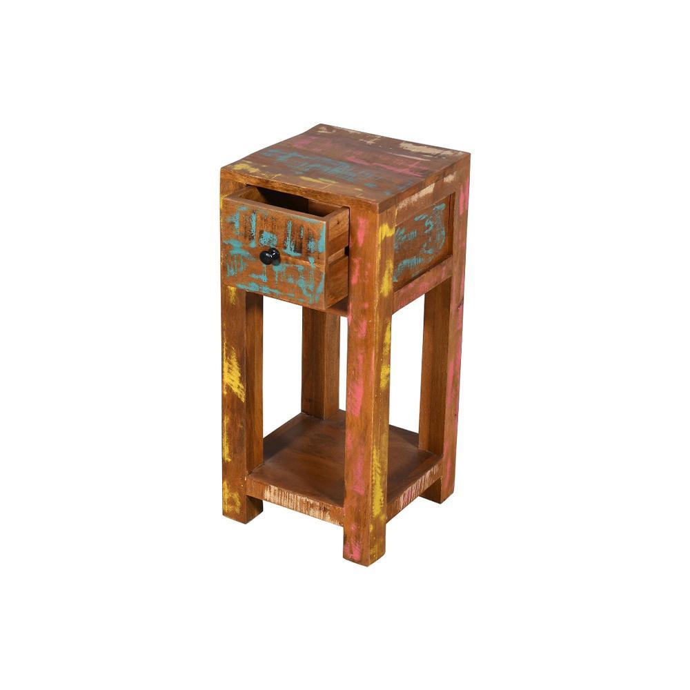 Meadows 1 Drawer Stool - Furniture Castle