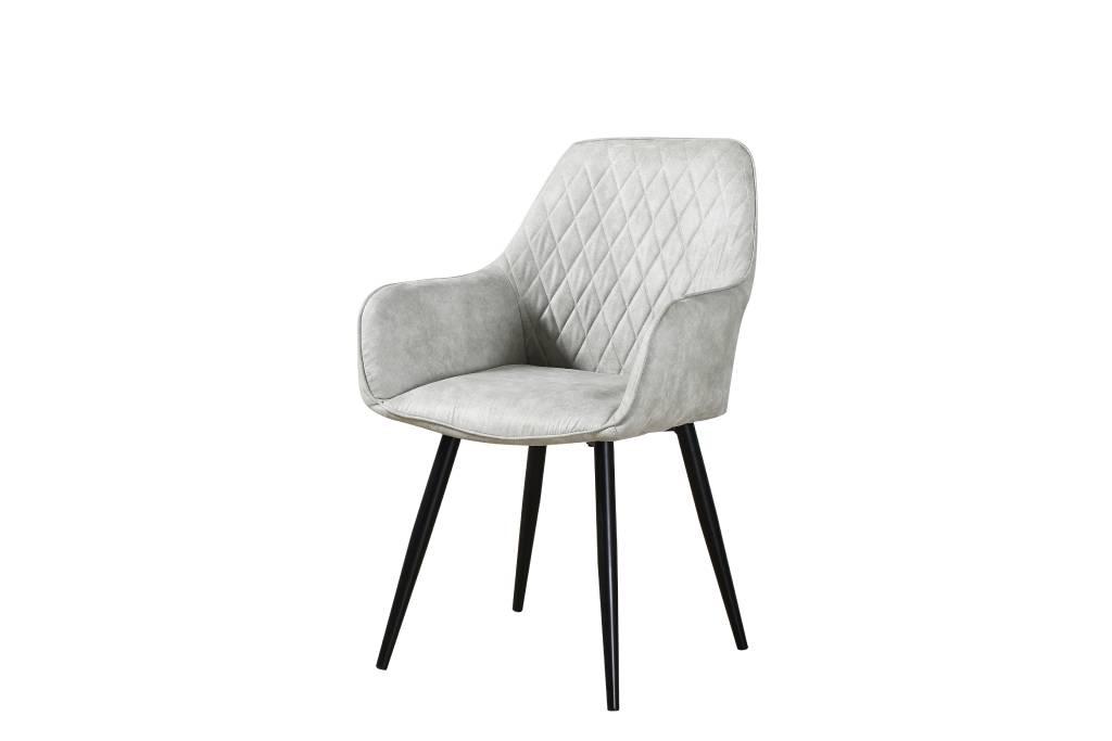 Mera Fabric Dining Chair Beige - Furniture Castle