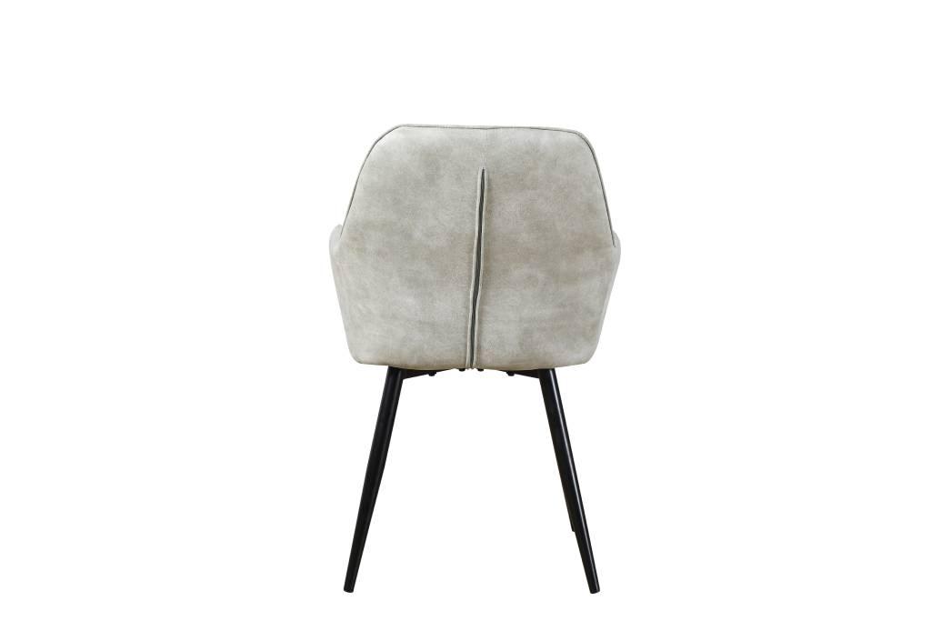 Mera Fabric Dining Chair Beige - Furniture Castle