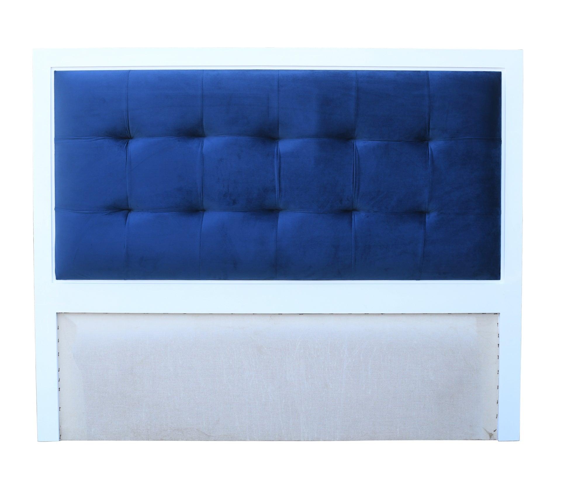 Mike Royal Blue Queen Bed With Storage - Furniture Castle