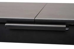 Milano Extension Dining Table Greystone Ceramic - Furniture Castle