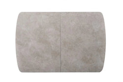 Milano Extension Dining Table Greystone Ceramic - Furniture Castle