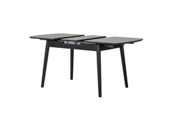 Milano Extension Dining Table Greystone Ceramic - Furniture Castle
