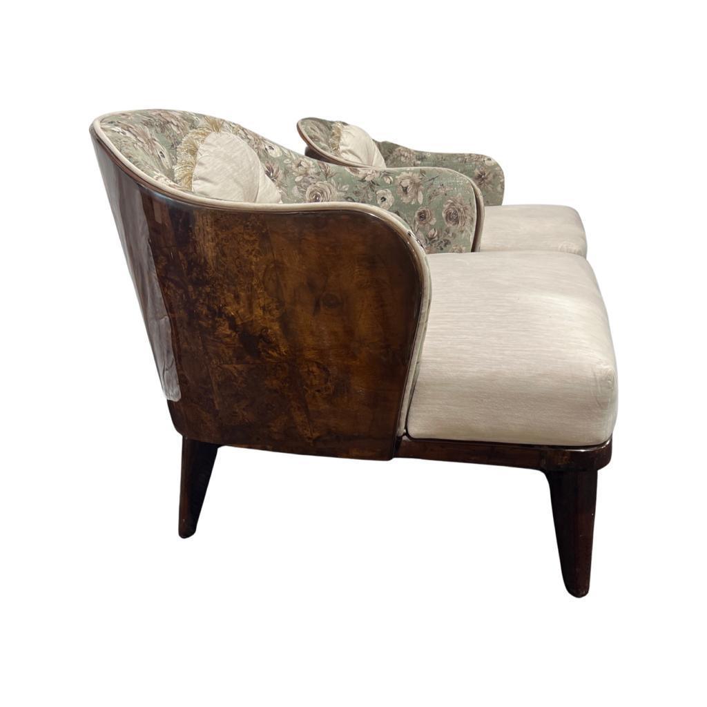 Minnoti Chair Back In Veneer & Polyester Polish - Furniture Castle