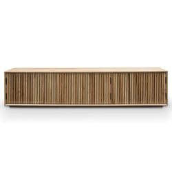Natural Bliss 2m Entertainment TV Unit - Natural Ash Veneer - Furniture Castle