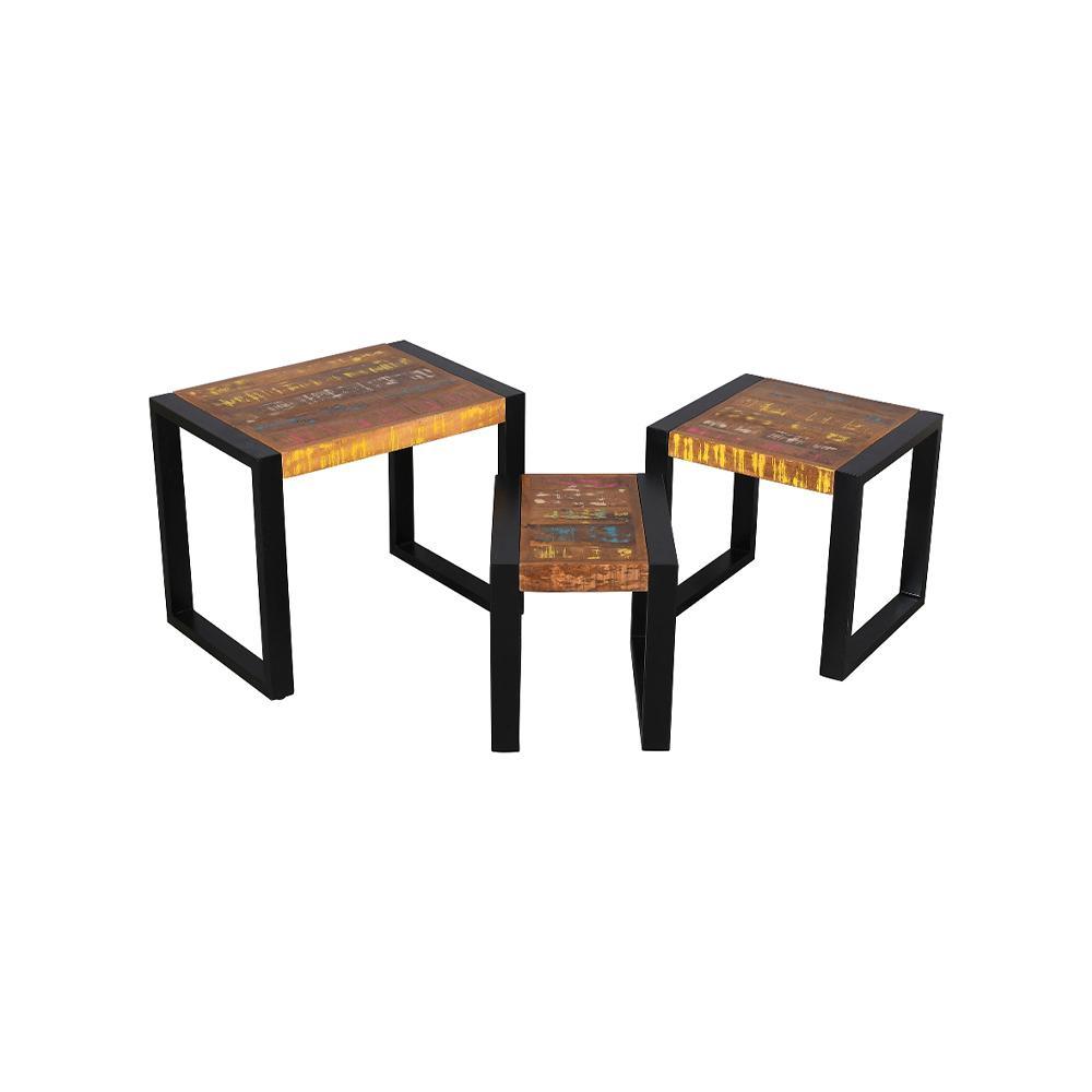 Nora Nest Of Table Set Of 3 - Furniture Castle