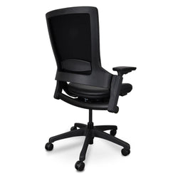 OC2151-UN Ergonomic Leather Office Chair - Black - Furniture Castle
