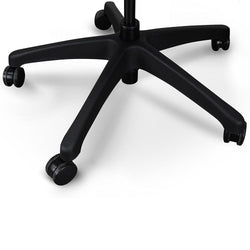 OC2151-UN-HD2155-UN Ergonomic Leather Office Chair With Head Rest - Black - Furniture Castle