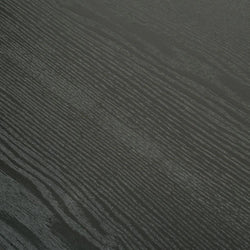 Oval 117.5cm Coffee Table - Black Ash Veneer - Black Legs - Furniture Castle