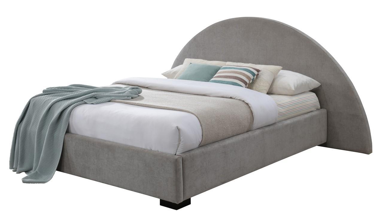 Portland Queen Bed in Venice fabric - Furniture Castle