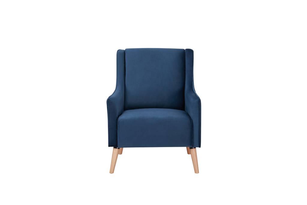 Rosemary Lounge Chair Navy Colour - Furniture Castle