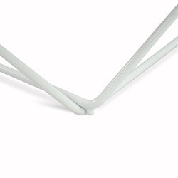 Round Marble Coffee Table With White Base 100cm - Furniture Castle