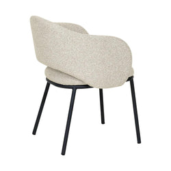 Shik Dining Chair Black Legs - Clay Grey - Furniture Castle