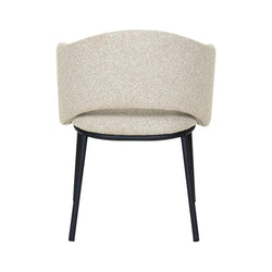 Shik Dining Chair Black Legs - Clay Grey - Furniture Castle