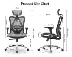Sihoo M57 Ergonomic Office Chair with built - in footrest - SIHOO AustraliaSihoo M57 Ergonomic Office Chair with built - in footrest