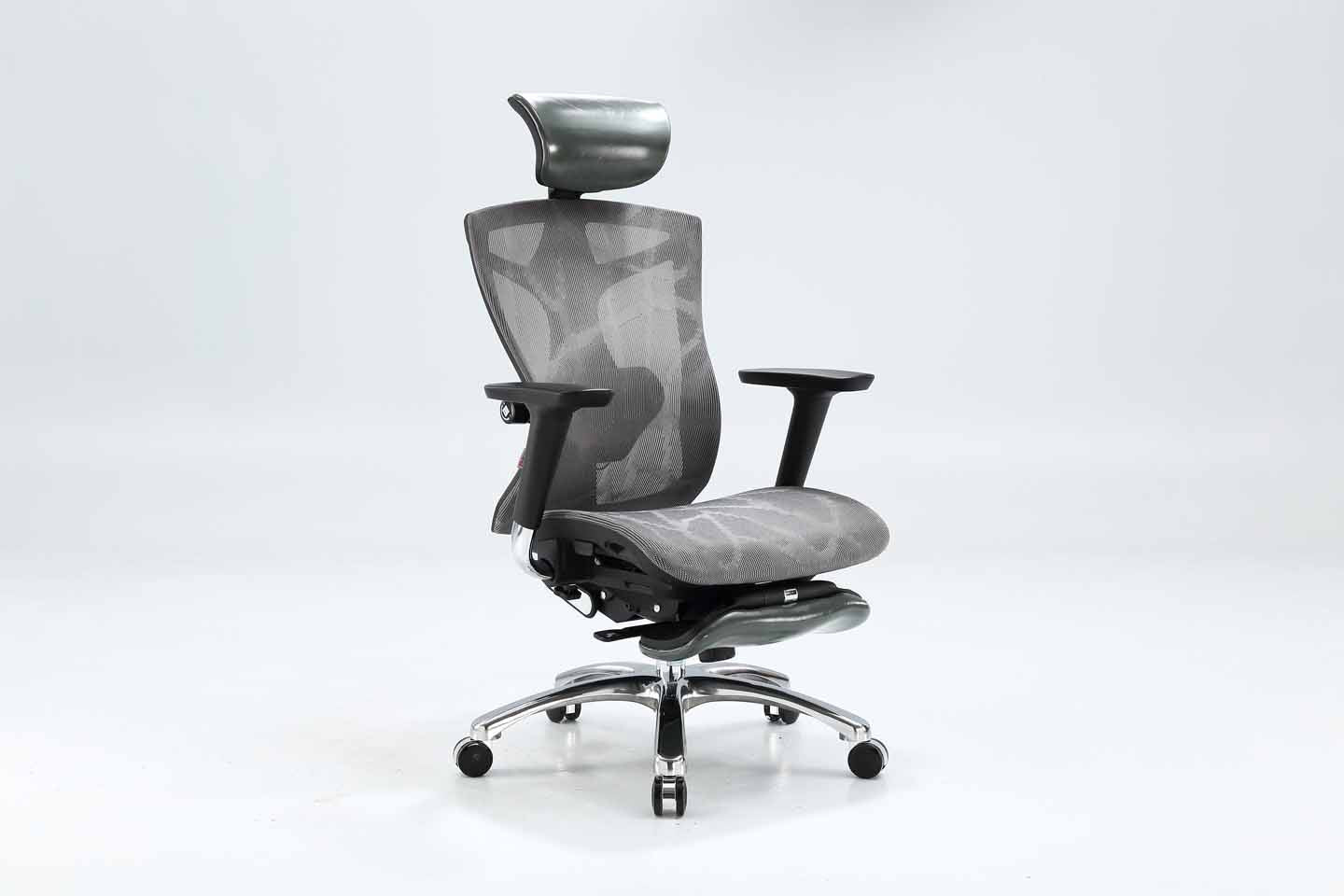 Sihoo V1 Ergonomic Office Chair/Grey with Leg rest