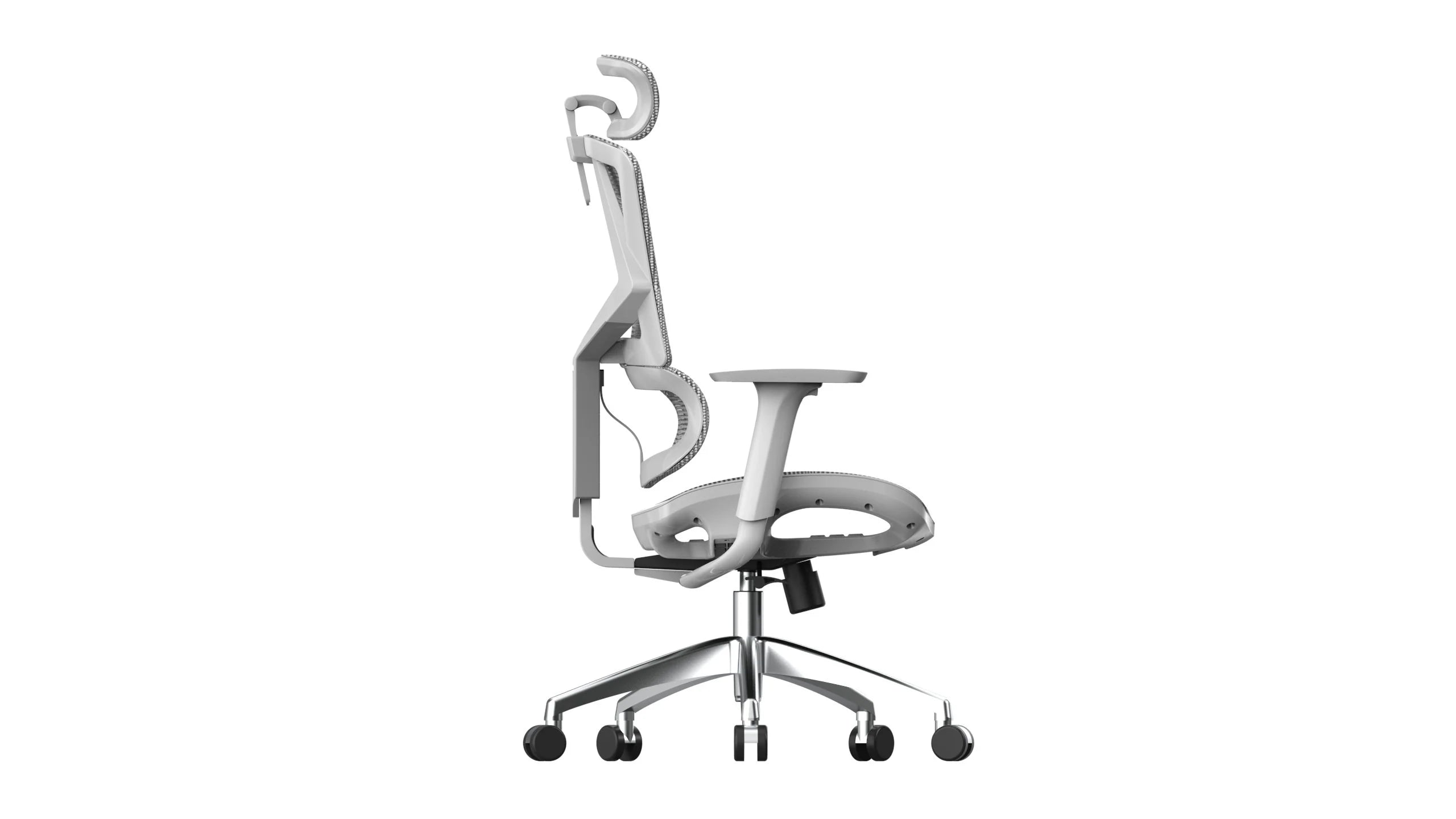 Sihoo VIto M90 Ergonomic Office Chair with Footrest/Grey Frame with Grey Mesh