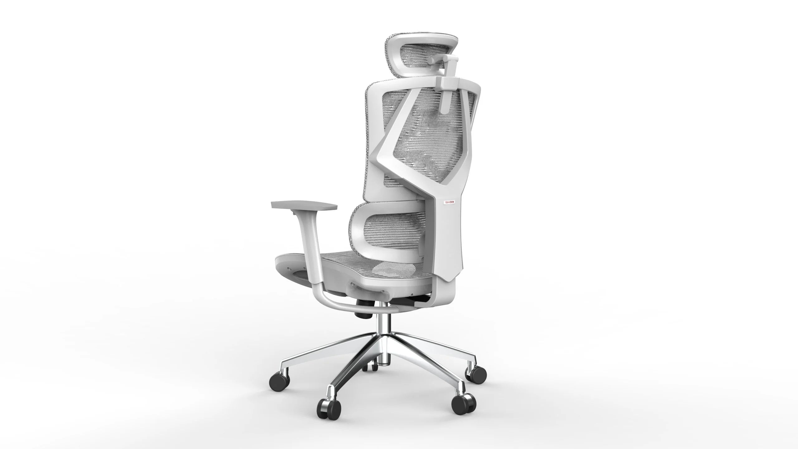 Sihoo VIto M90 Ergonomic Office Chair with Footrest/Grey Frame with Grey Mesh