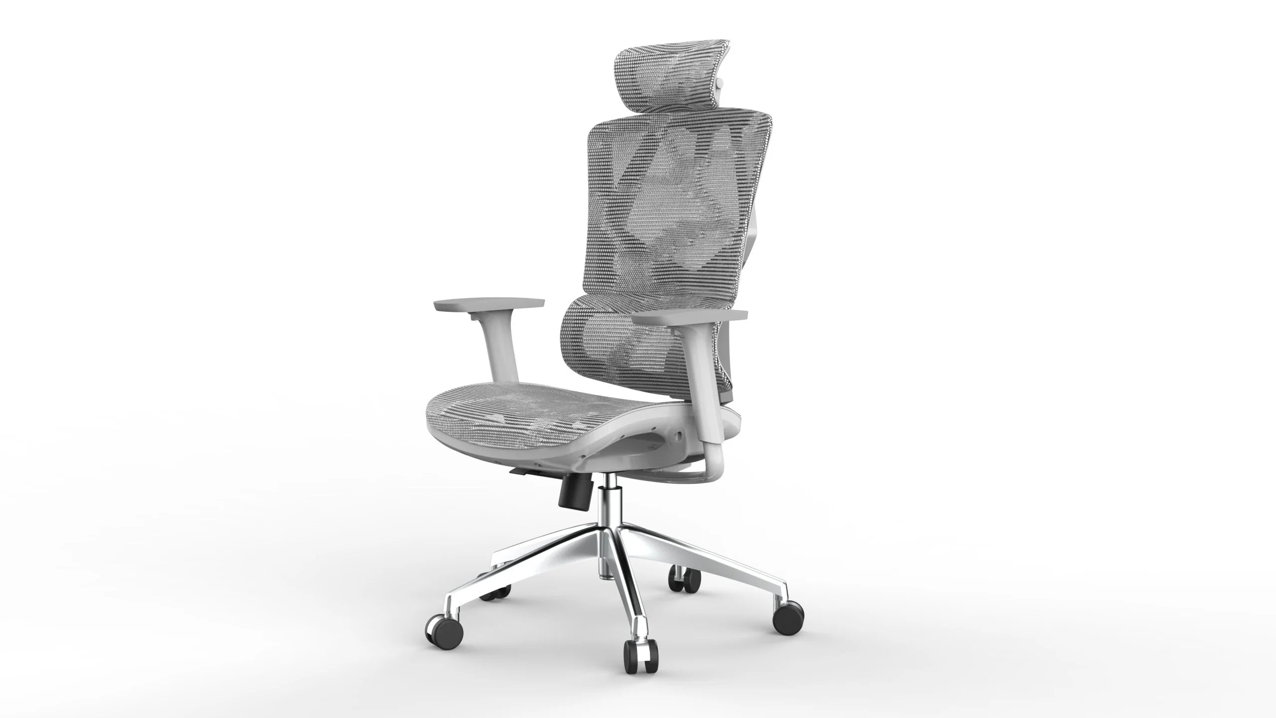 Sihoo VIto M90 Ergonomic Office Chair with Footrest/Grey Frame with Grey Mesh