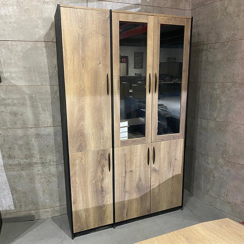 SUTTON 3 Door Display Unit 120cm - Warm Oak - Furniture Castle